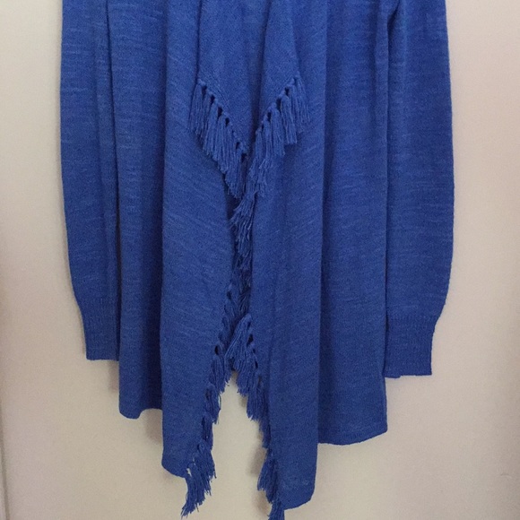 NWOT Lilly Pulitzer blue open cardigan - Picture 3 of 9